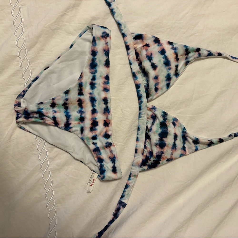 Splendid Multicolor Tie-Dye Bikini
